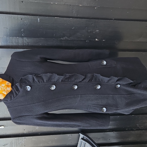 Alfani Boiled Merino Wool Coat S - Picture 7 of 16